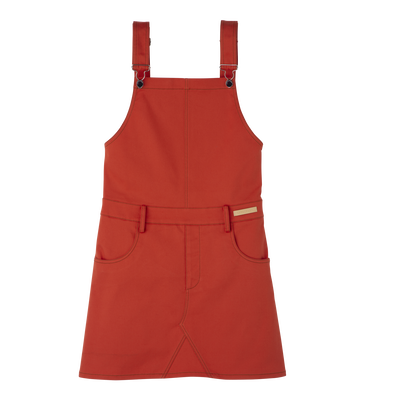 Dress , Tomato - Gabardine
