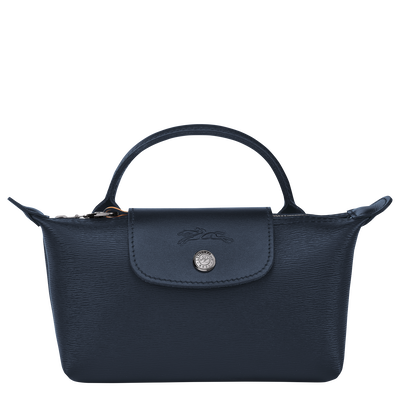 Le Pliage City Pouch with handle, Navy