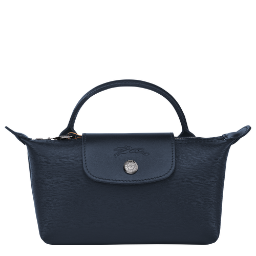 Le Pliage City Pouch with handle , Navy - Canvas - View 1 of  4