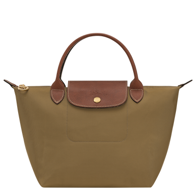 Le Pliage Original S Handbag , Olive - Recycled canvas