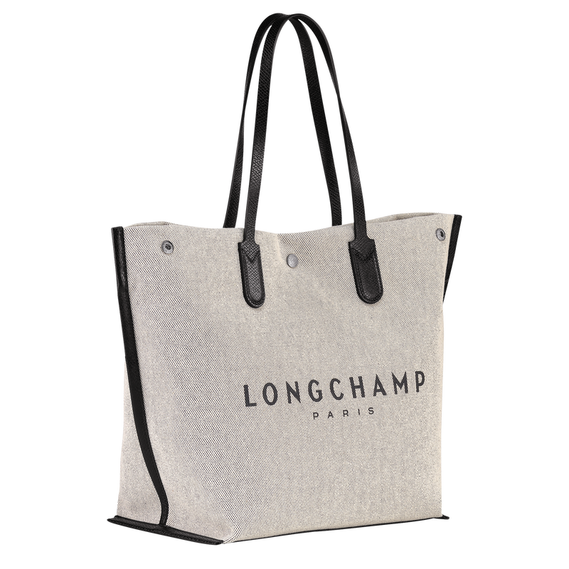 Essential L Tote bag Ecru Canvas Longchamp TH