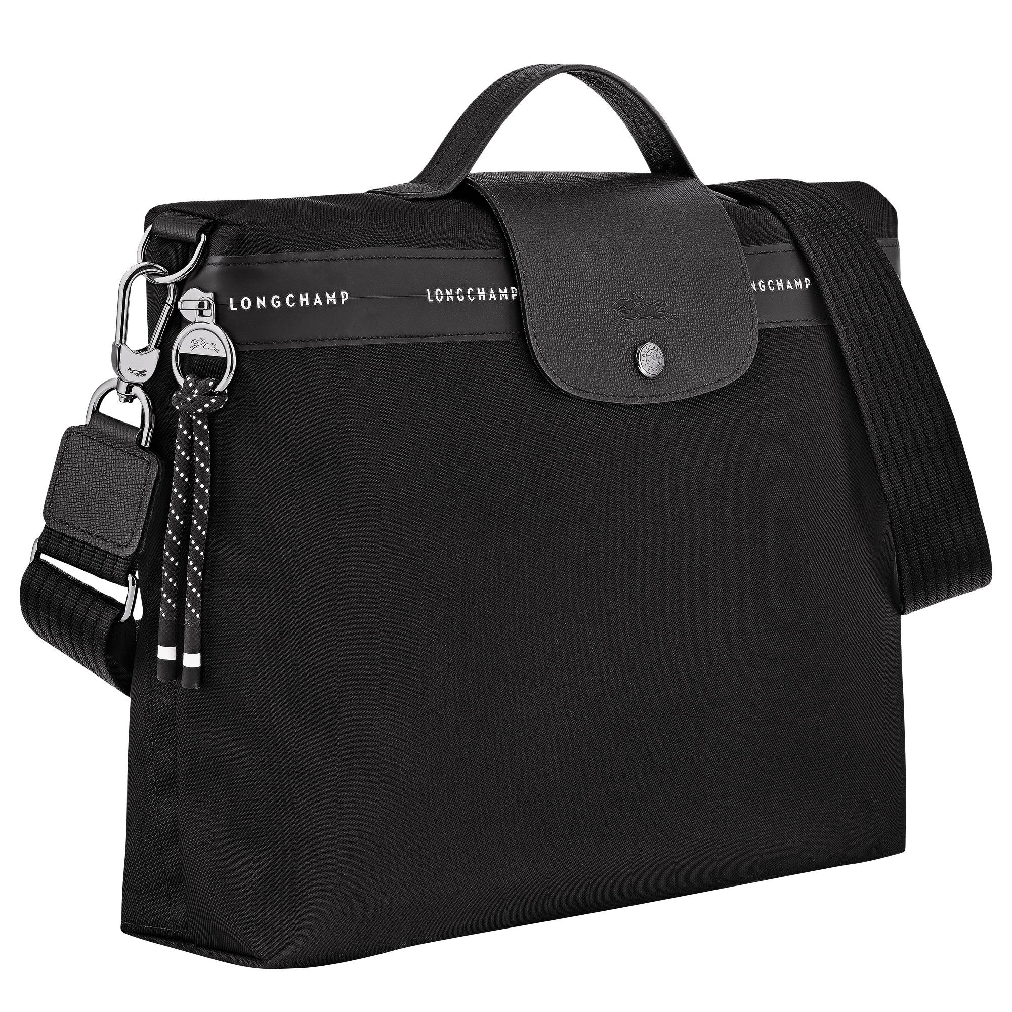 Briefcase, Black - View 3 of
5 - zoom in Le Pliage Energy Briefcase, Black