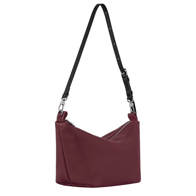 Le Slouchy S Crossbody bag , Pomegranate - Leather  - View 3 of  6