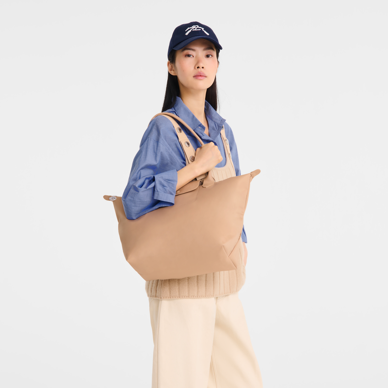 Le Pliage One L Tote bag , Beige - Canvas  - View 8 of  8