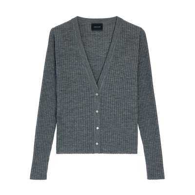 Cardigan , Grey - Knit