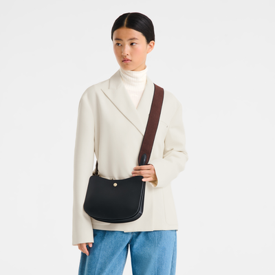 &Eacute;pure S Crossbody bag , Black - Leather