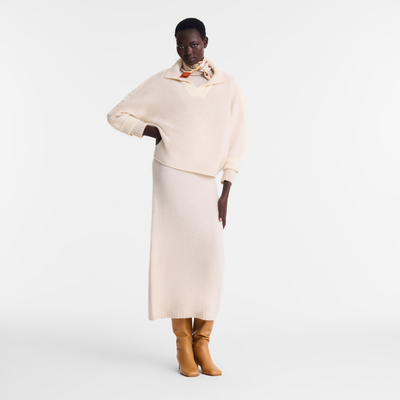 Sweater , Ecru - Knit
