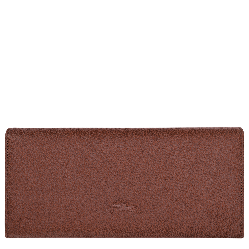 Le Foulonn&eacute; Long continental wallet , Coffee - Leather  - View 2 of  3
