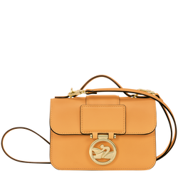 Box-Trot XS Crossbody bag , Apricot - Leather
