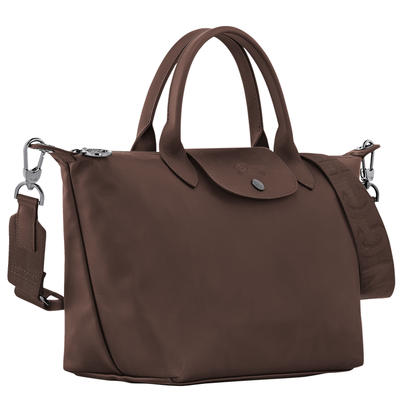 Le Pliage Xtra S Handbag , Mocha - Leather  - View 2 of  5