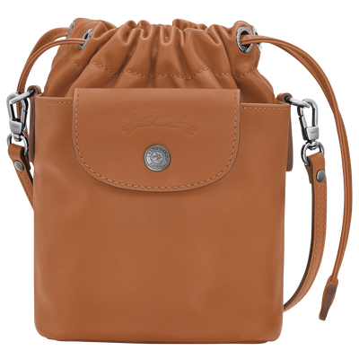 Le Pliage Xtra XS Bucket bag , Cashew - Leather