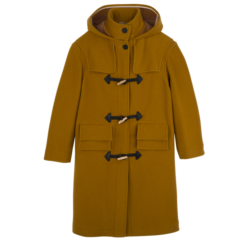 Duffle Coat , Nutmeg - Double-faced wool cloth  - View 1 of  4