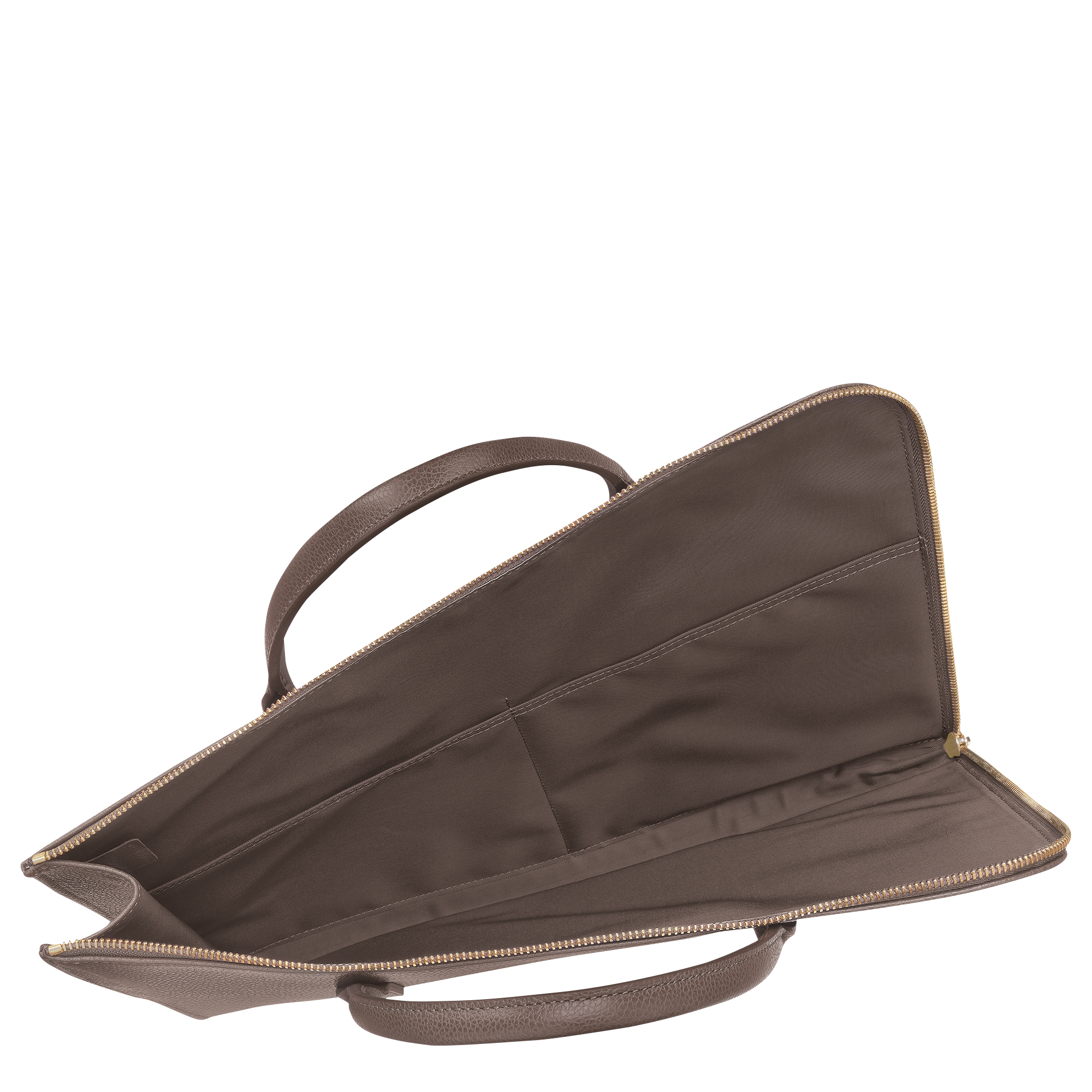 Le Foulonn&eacute; Briefcase S, Taupe
