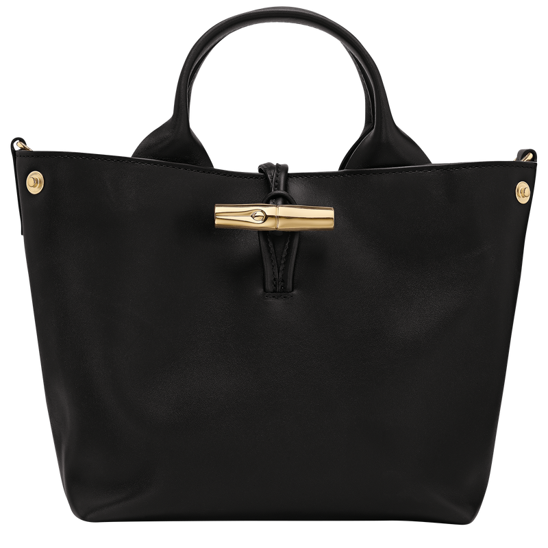 Le Roseau S Handbag , Black - Leather  - View 5 of  7