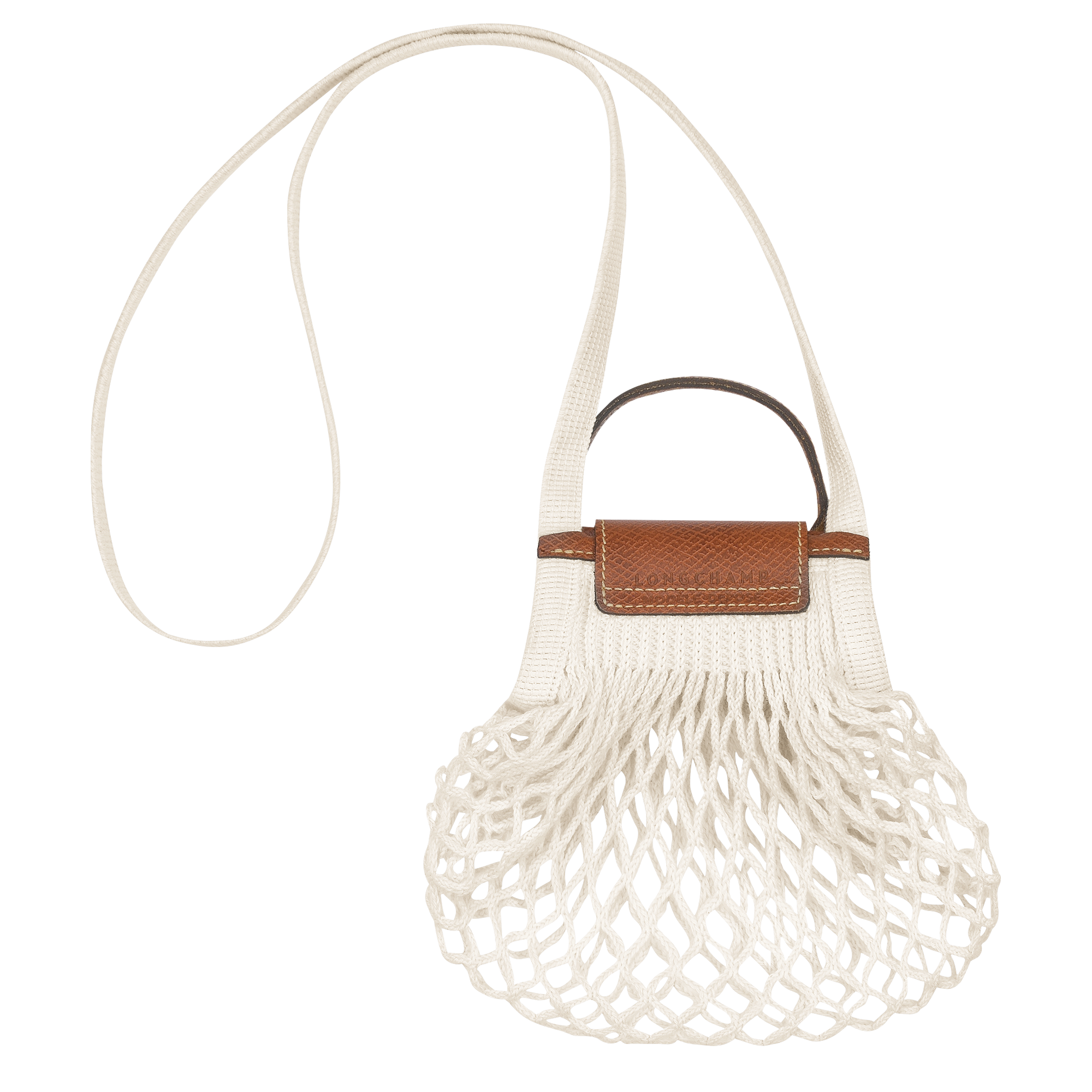 Mesh bag XS, Ecru - View 4 of
4 - zoom in Le Pliage Filet Mesh bag XS, Ecru
