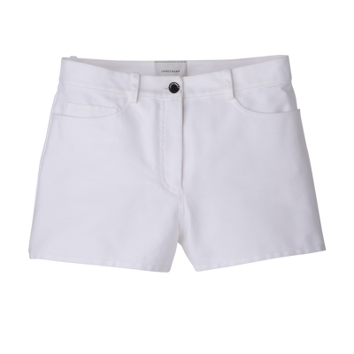 null Shorts, White