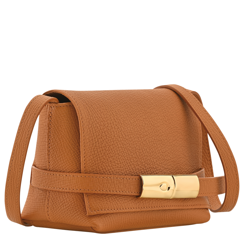 Le Smart S Crossbody bag , Caramel - Leather  - View 3 of  7
