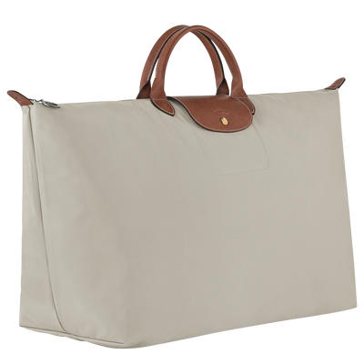 Le Pliage Original XL Travel bag , Pebble - Recycled canvas