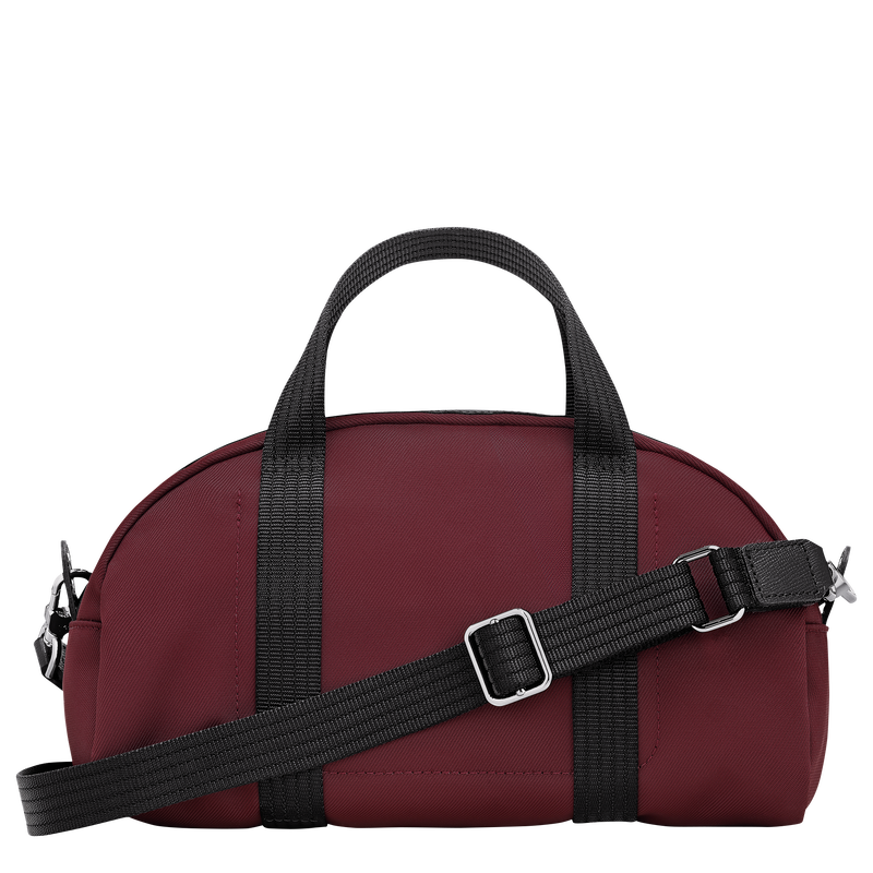 Le Pliage Energy M Handbag , Burgundy - Canvas  - View 4 of  6