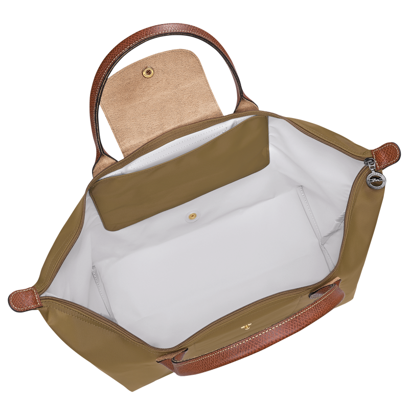 Le Pliage Original L Handbag , Olive - Canvas  - View 4 of  6