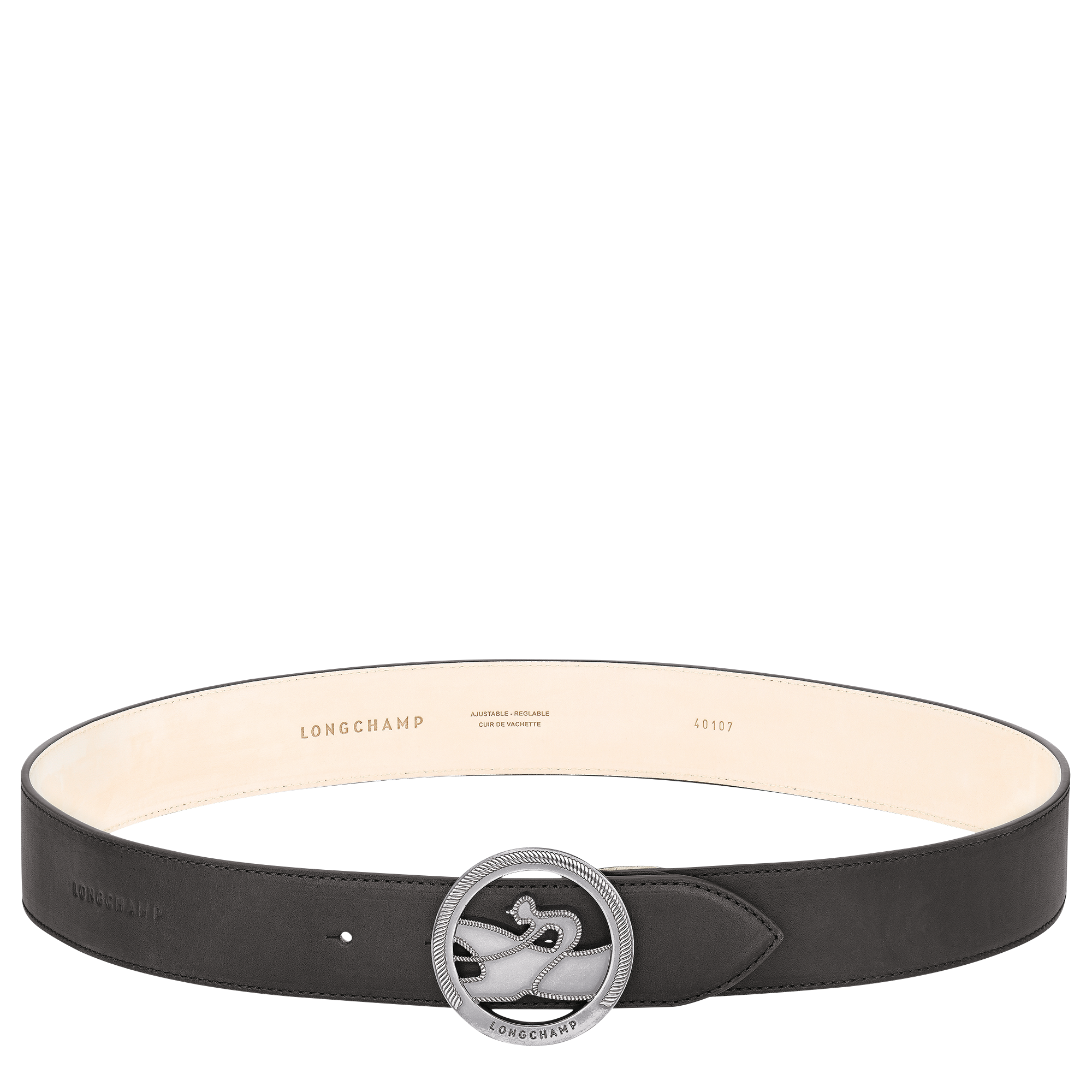 La M&eacute;daille Longchamp Ladies' belt, Mineral