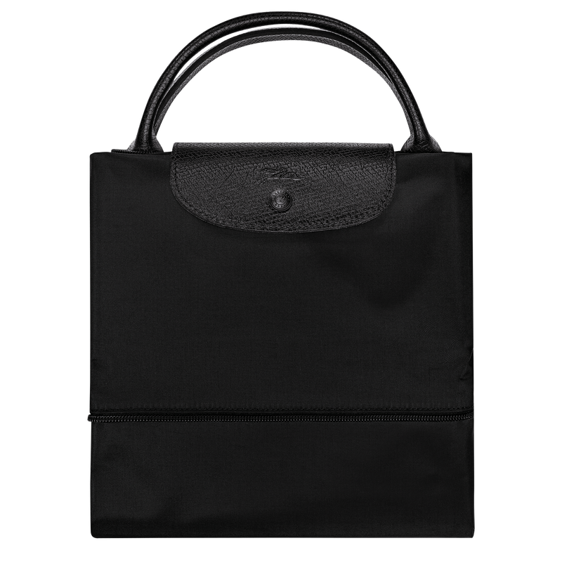 Le Pliage One S Travel bag expandable , Black - Canvas  - View 7 of  7