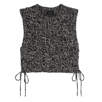 Top , Grey - Knit