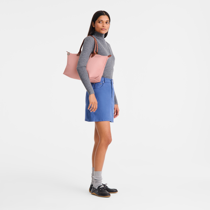 Le Pliage Original L Handbag , Pink Tea - Canvas  - View 2 of  8