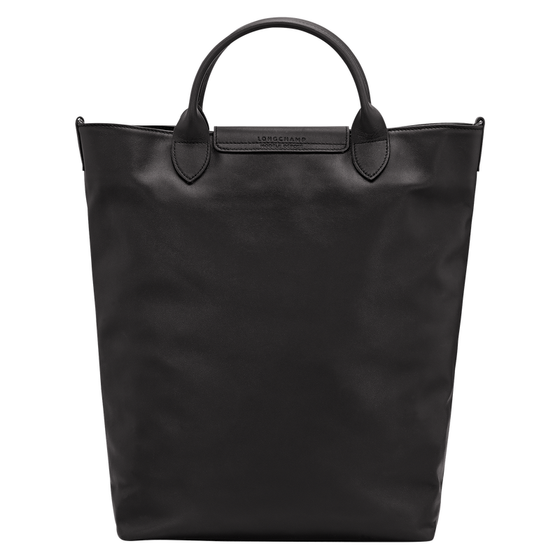 Le Pliage Xtra M Tote bag , Black - Leather  - View 4 of  6