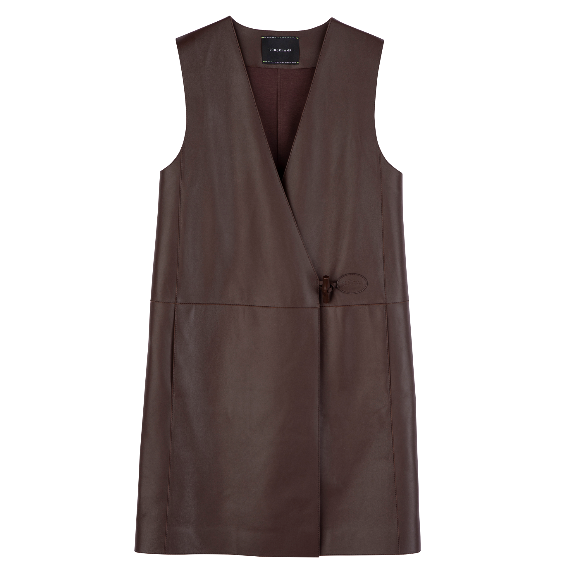 Sleeveless jacket, Ebony - View 1 of
5 - zoom in null Sleeveless jacket, Ebony