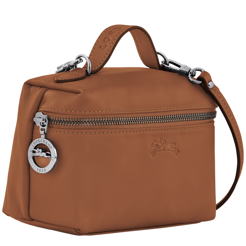 Le Pliage Xtra XS Vanity , Cognac - Leather  - View 3 of  5