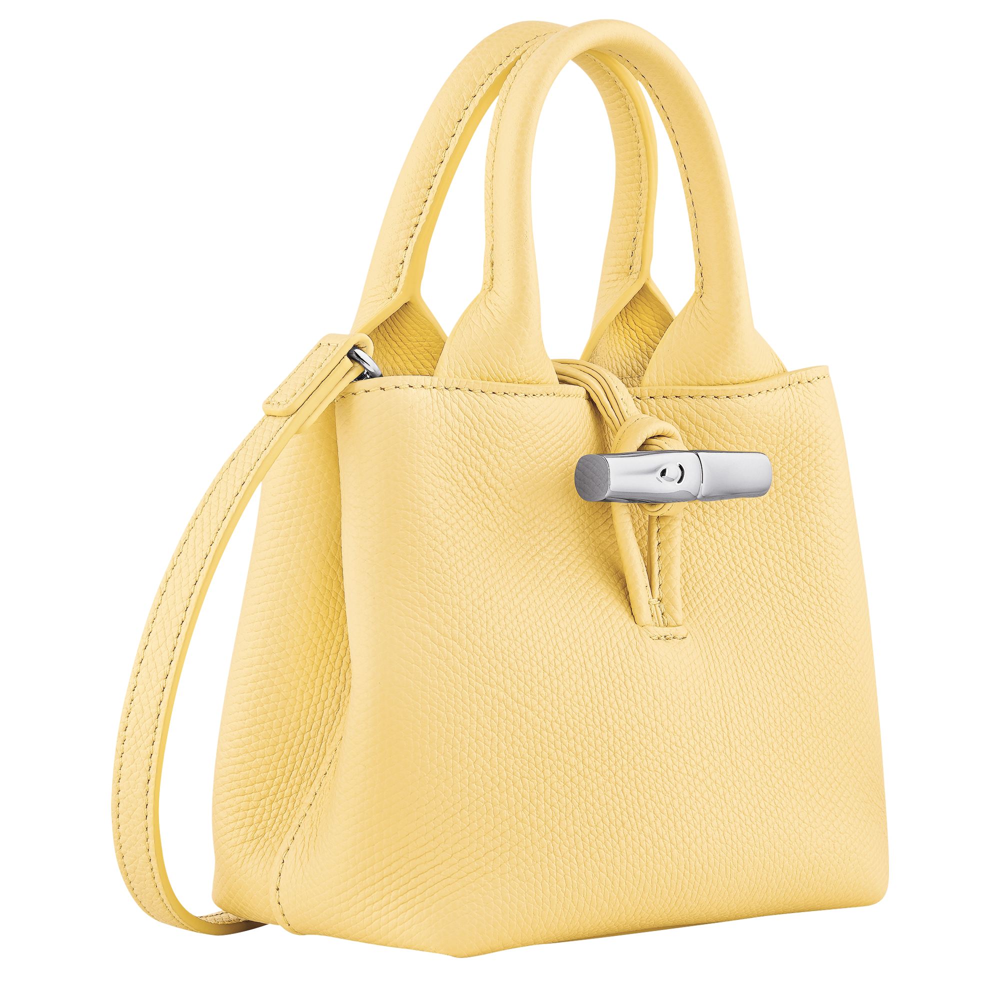 Handbag XS, Yellow Chick - View 3 of
6 - zoom in Le Roseau Handbag XS, Yellow Chick