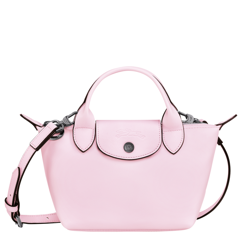Le Pliage Xtra XS Handbag Petal Pink Leather Longchamp TH