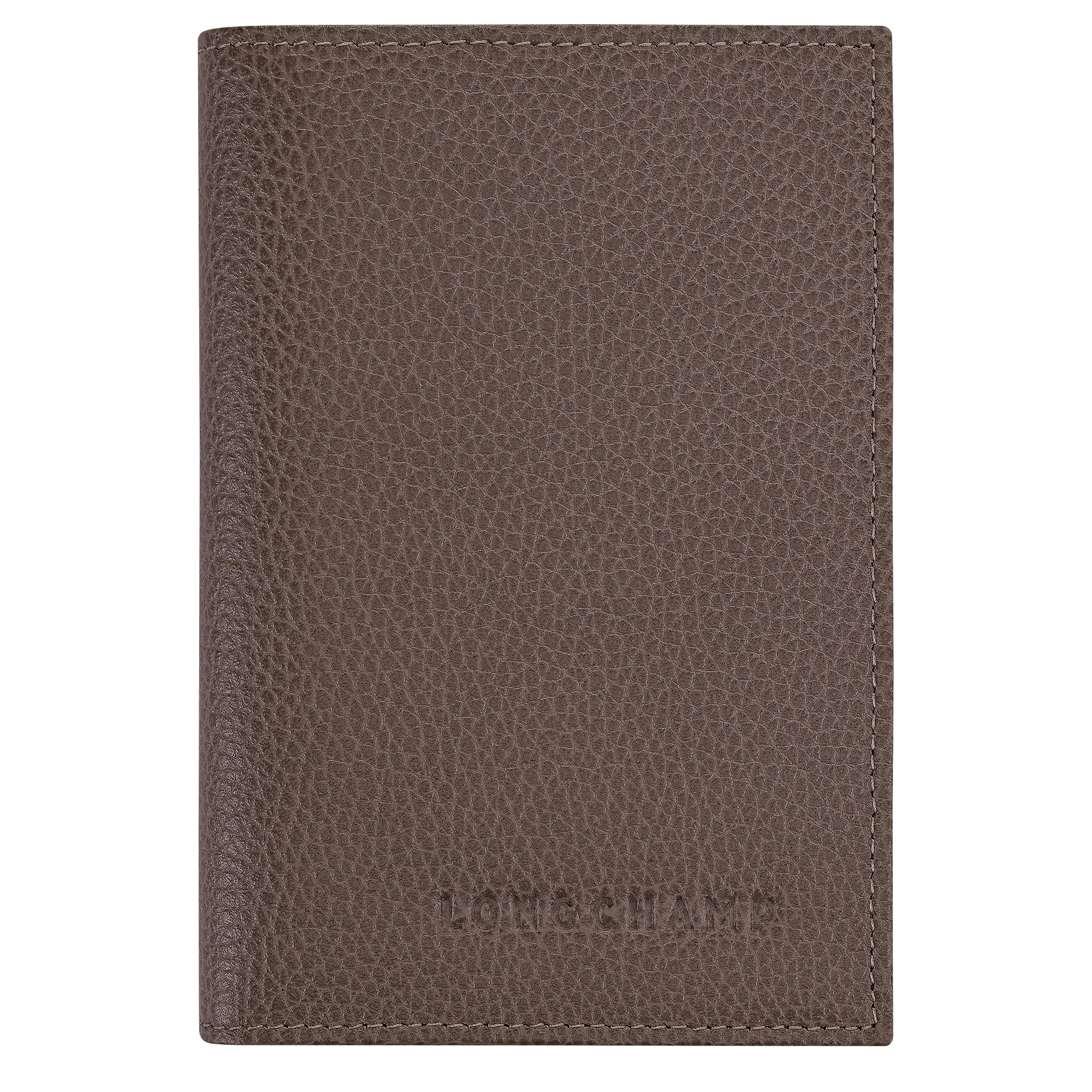 Le Foulonn&eacute; Passport cover, Taupe