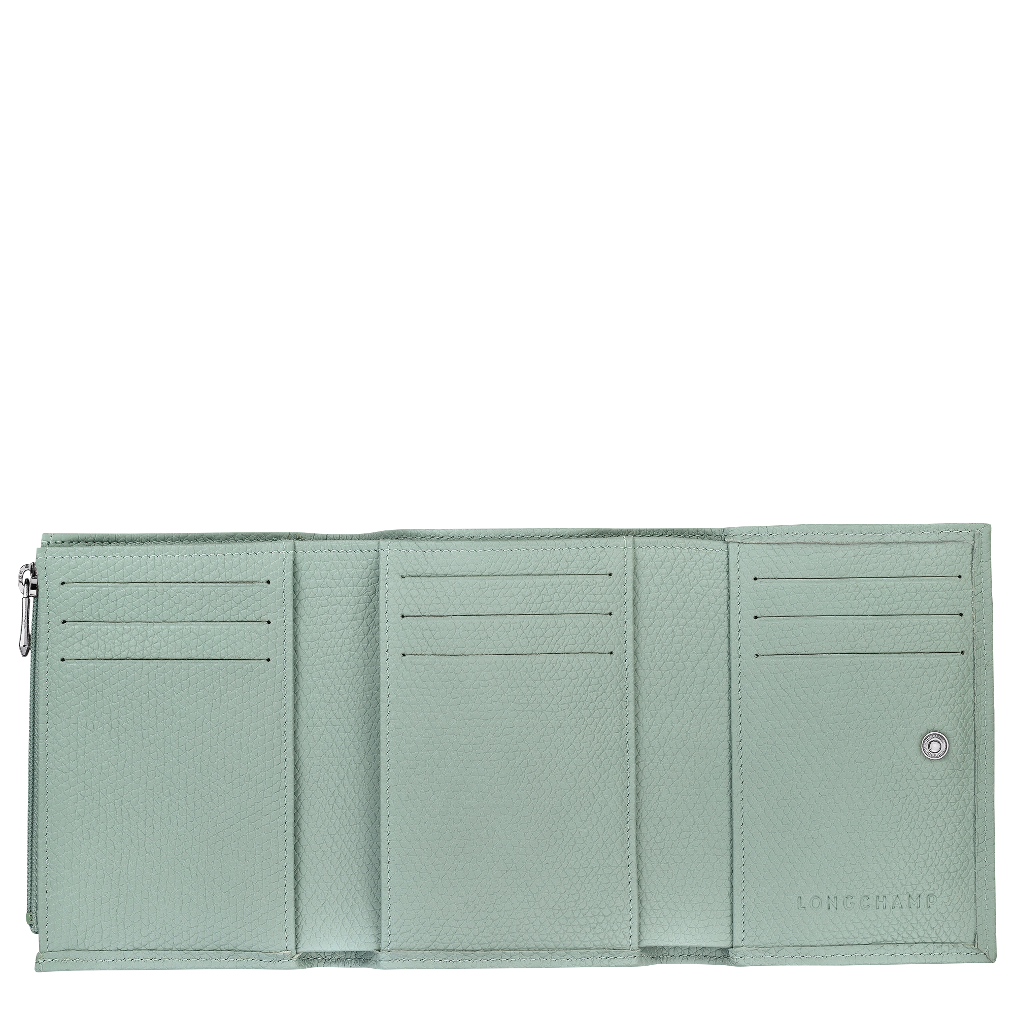 Wallet, Celadon - View 3 of
4 - zoom in Le Roseau Wallet, Celadon
