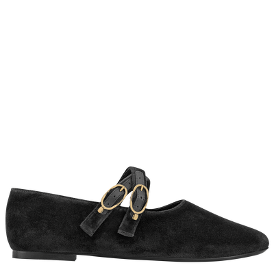 Le Foulonn&eacute; Ballerinas, Black