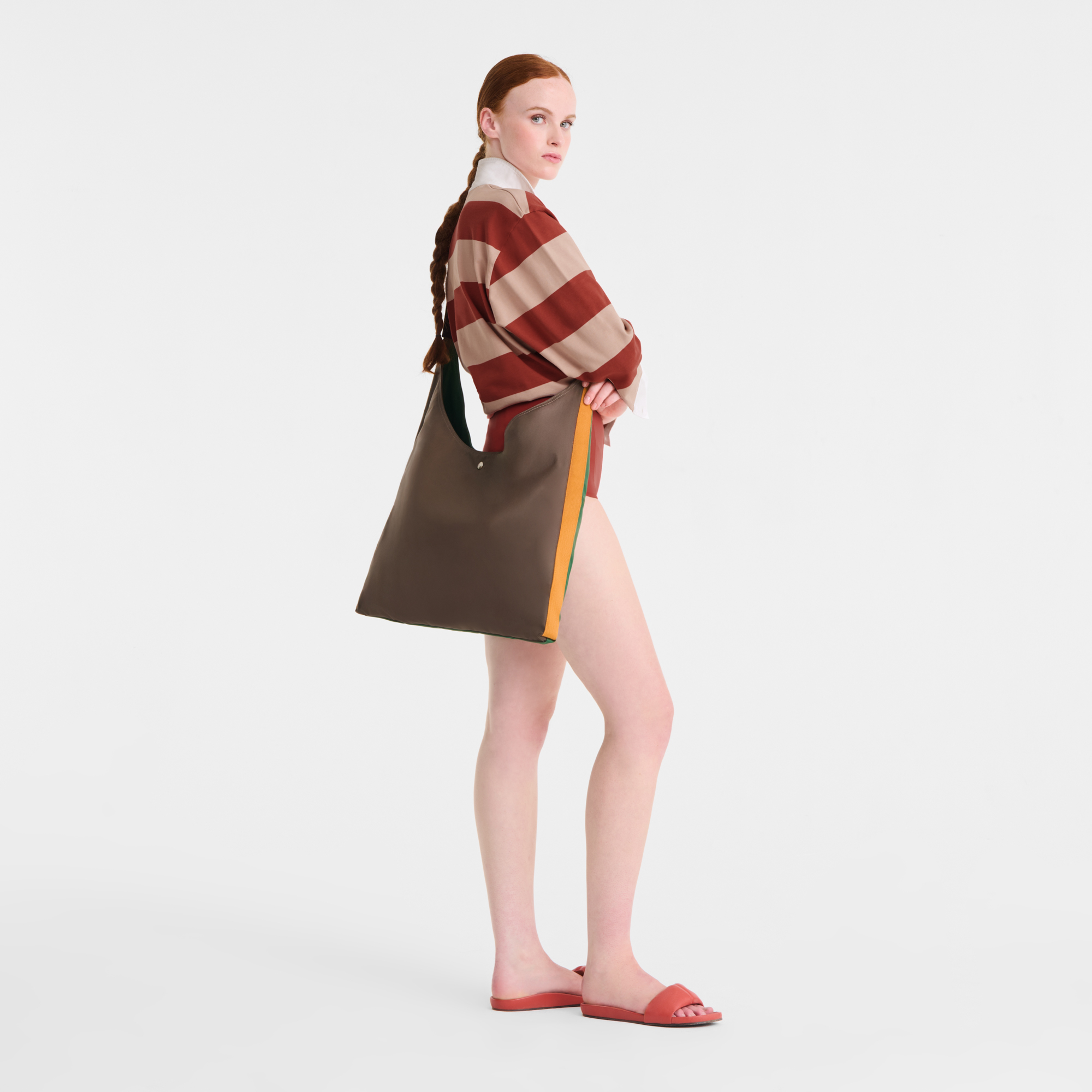 Re-Play Shoulder bag XL, British Green/Terra