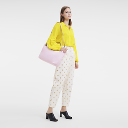 Le Pliage Xtra L Handbag , Petal Pink - Leather