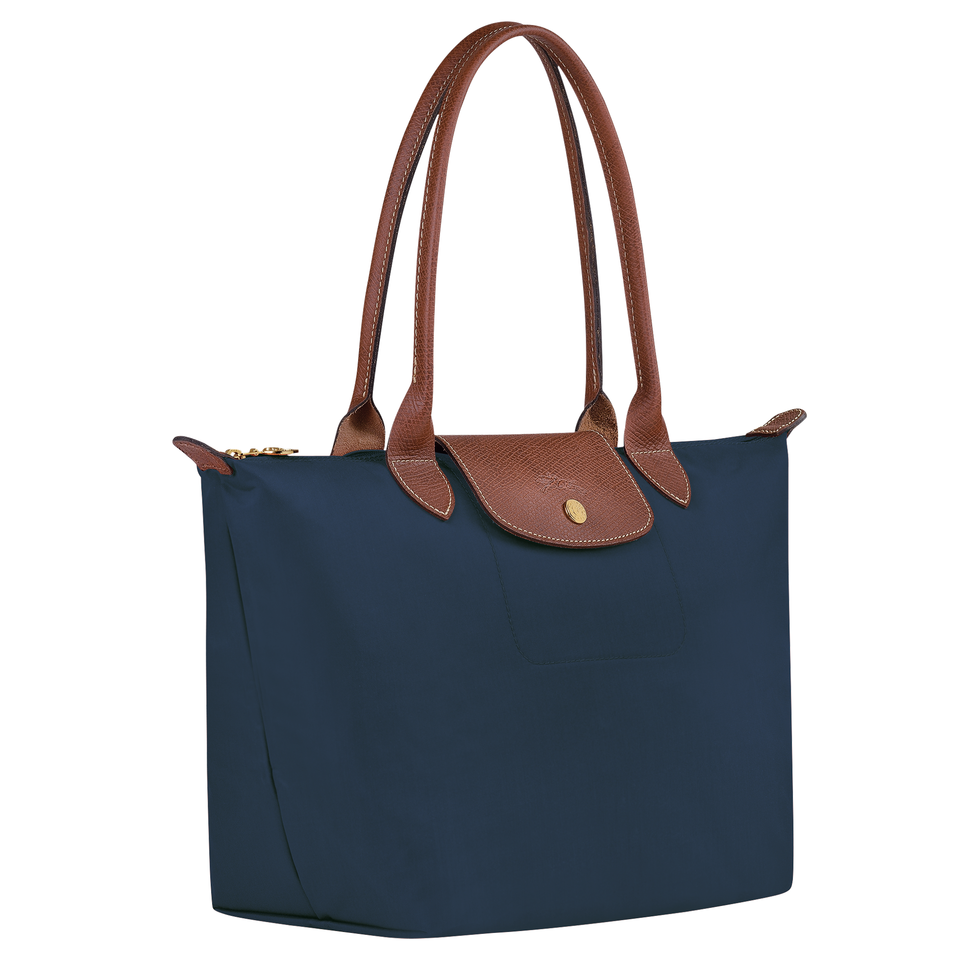 Tote bag M, Navy - View 3 of 
        6 - zoom in Le Pliage Original Tote bag M, Navy