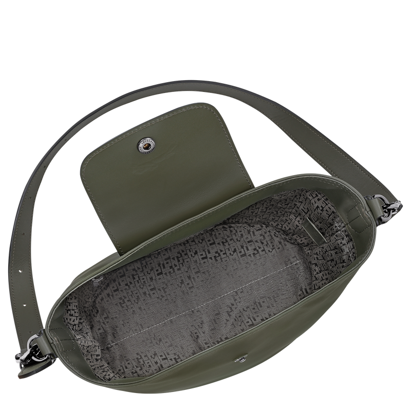 Le Pliage Xtra M Shoulder bag , Fir - Leather  - View 5 of  6