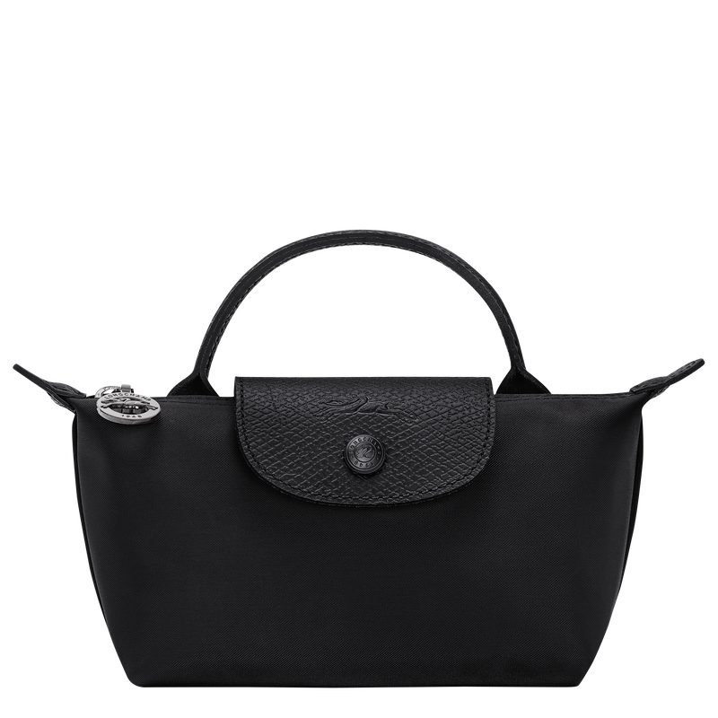 Le Pliage One Pouch , Black - Recycled canvas  - View 1 of  7