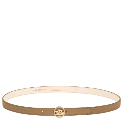 La M&eacute;daille Longchamp Ladies' belt , Desert - Leather