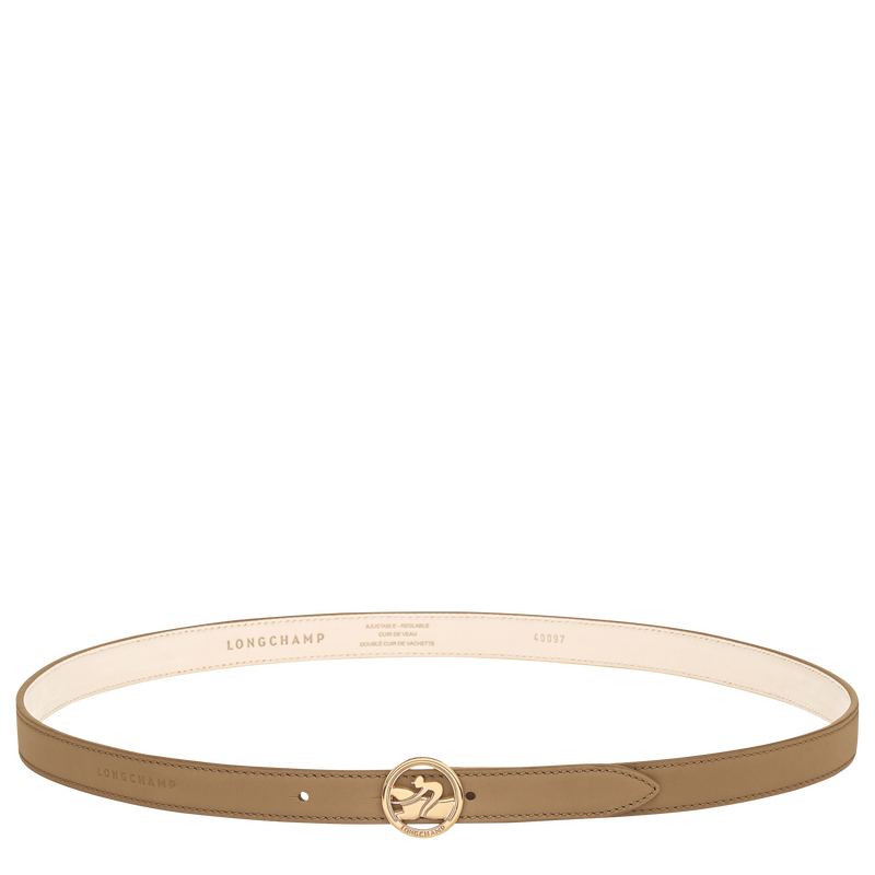 La M&eacute;daille Longchamp Ladies' belt , Desert - Leather  - View 1 of  3
