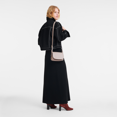 Le Foulonné S Crossbody bag , Turtledove - Leather