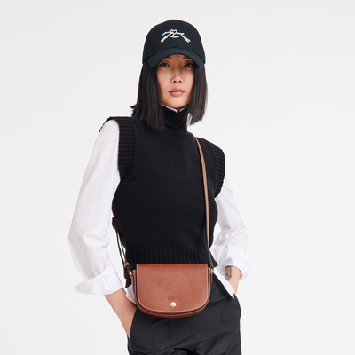 Épure S Crossbody bag , Brown - Leather