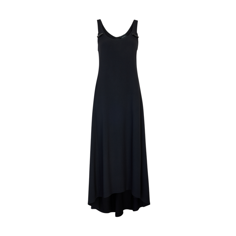 Dress , Black - Crepe  - View 1 of  3