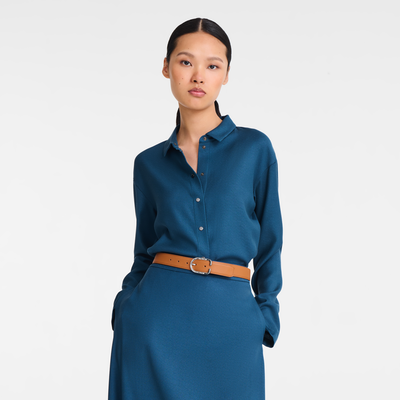 Archive Ladies' belt , Cashew - Leather