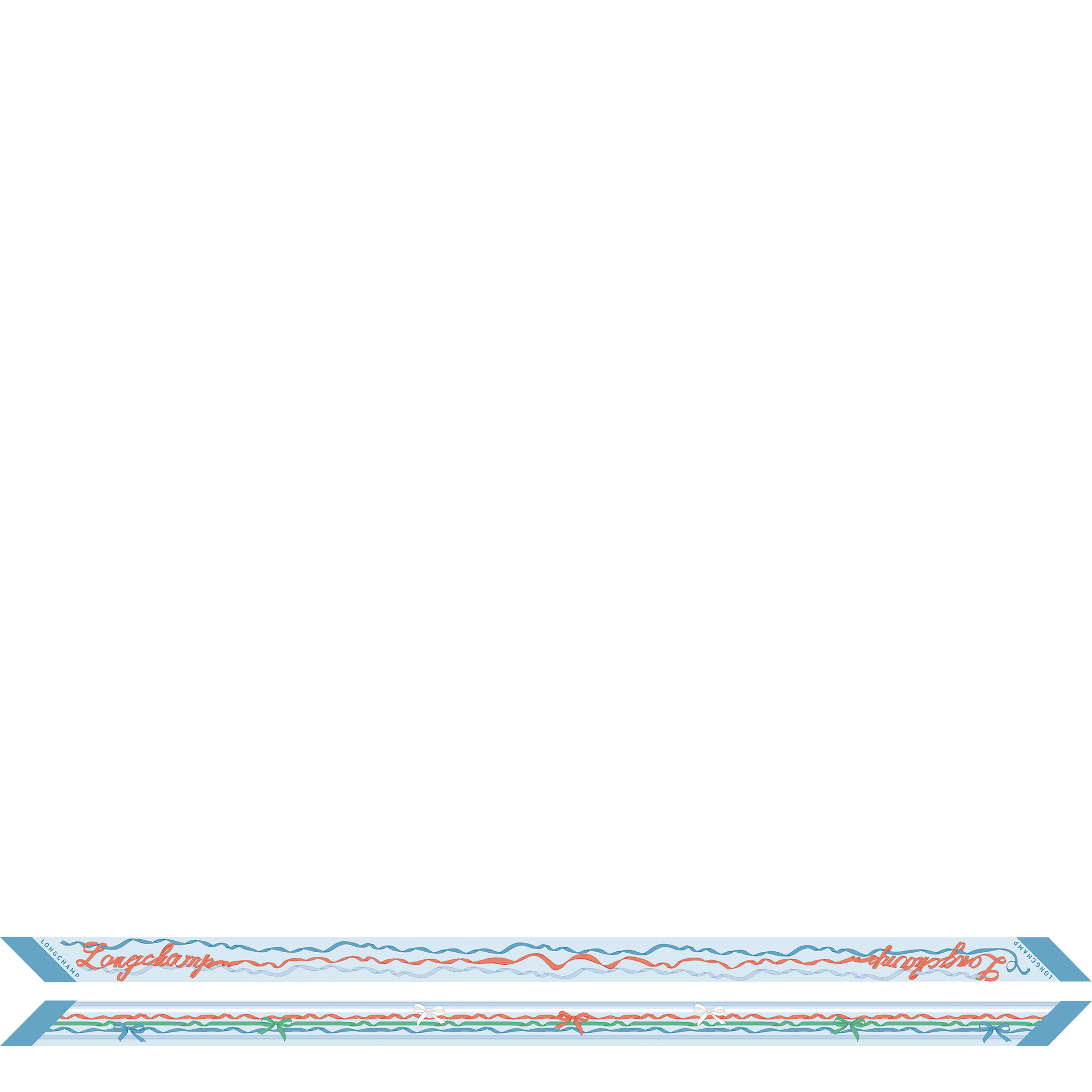 Rubans Longchamp Headband, Lagoon