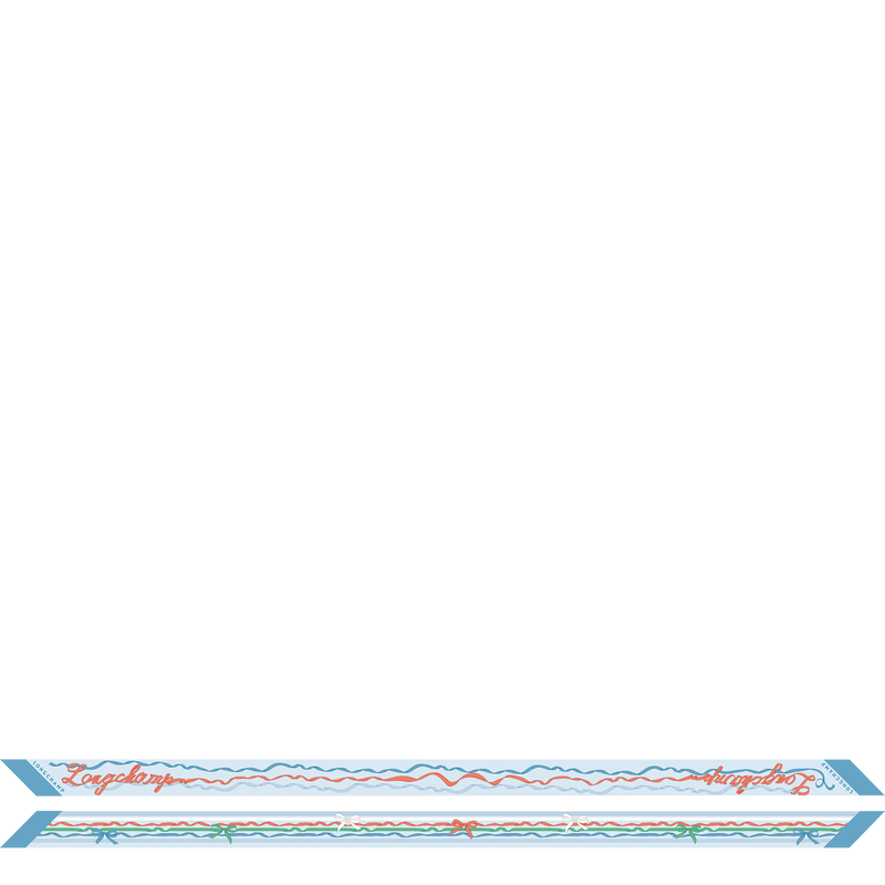 Rubans Longchamp Headband , Lagoon - Silk  - View 1 of  2