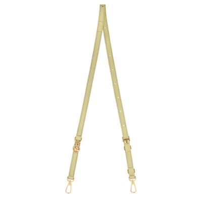 Shoulder strap , Pistachio - Leather